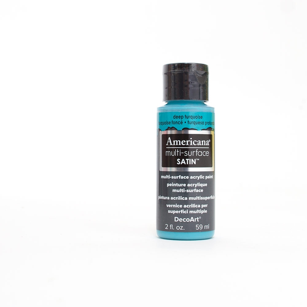 Americana, Acrylic, Art & School, Multi-surface, Paint, 2 ounce, 45270, Deep Turquoise